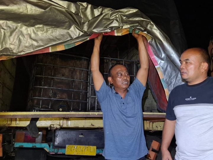 Polda Sumut Bongkar Mafia Solar Subsidi di Tebing Tinggi, Dua Truk Modifikasi Diamankan