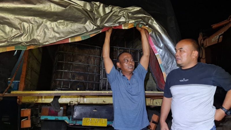 Polda Sumut Bongkar Mafia Solar Subsidi di Tebing Tinggi, Dua Truk Modifikasi Diamankan