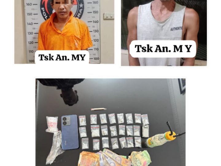 Polres Batu Bara Ungkap 4 Kasus Narkoba, 5 Tersangka dan Puluhan Gram Sabu Diamankan