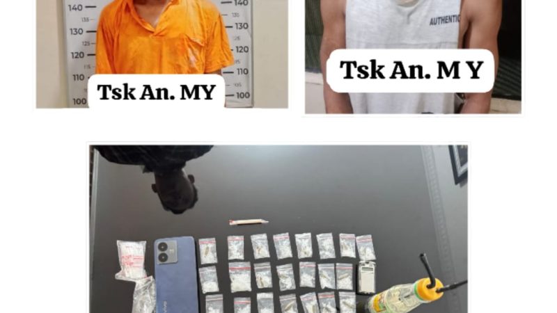 Polres Batu Bara Ungkap 4 Kasus Narkoba, 5 Tersangka dan Puluhan Gram Sabu Diamankan