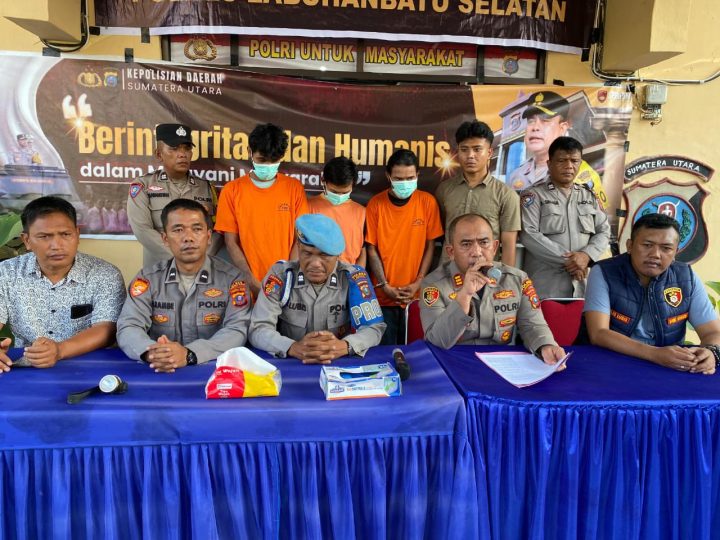 Resahkan Warga Bakaran Batu, Tiga Pencuri Sawit Diciduk Polsek Torgamba Saat Angkut Hasil Curian