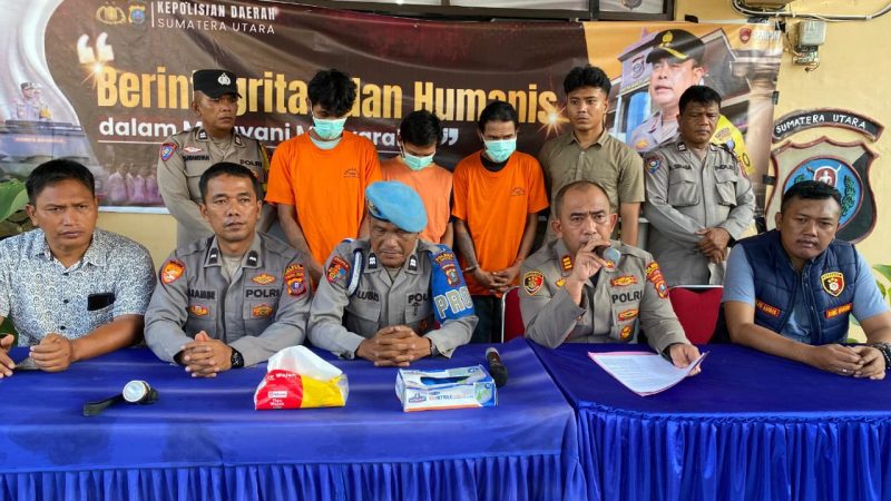 Resahkan Warga Bakaran Batu, Tiga Pencuri Sawit Diciduk Polsek Torgamba Saat Angkut Hasil Curian
