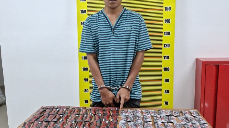 Undercover Buy Bongkar Peredaran Liquid Narkotika di Hamparan Perak, Puluhan Cartridge Yakuza Disita