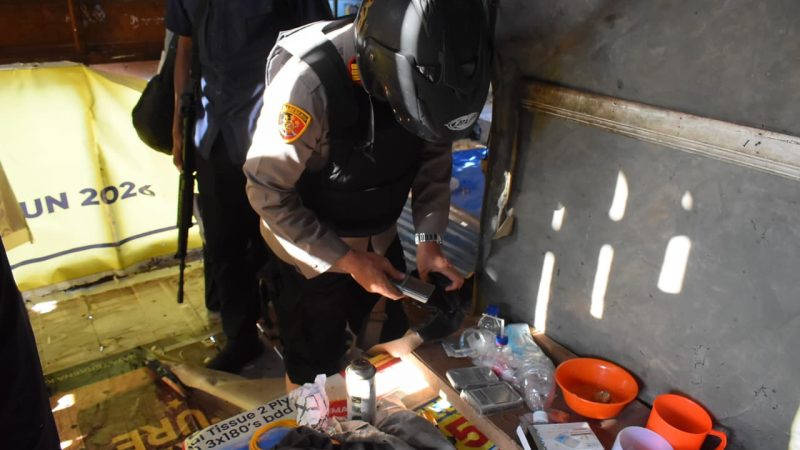 Tawuran di Belawan Dibubarkan Tim Gabungan, Polisi Temukan Dugaan Sarang Narkoba dan Amankan Seorang Pria Positif Sabu