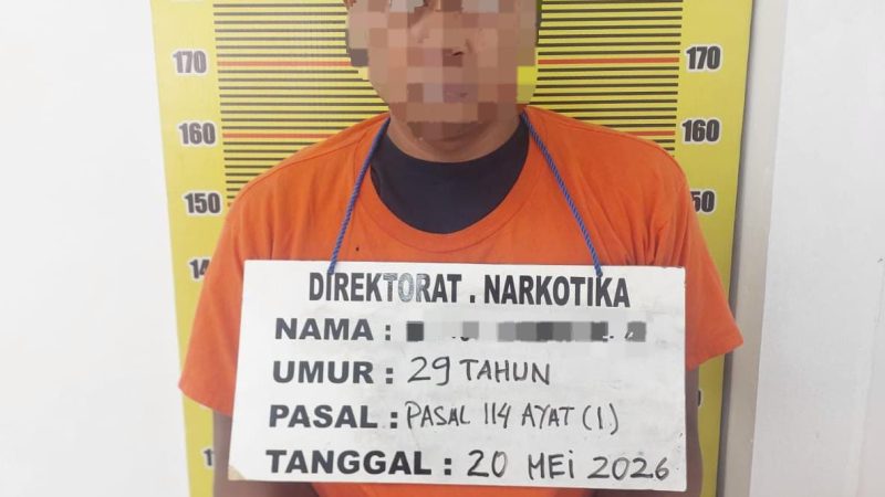 Sabu Siap Edar Digagalkan di Tanjung Morawa, Pengedar Diciduk Polisi Saat Hendak Transaksi