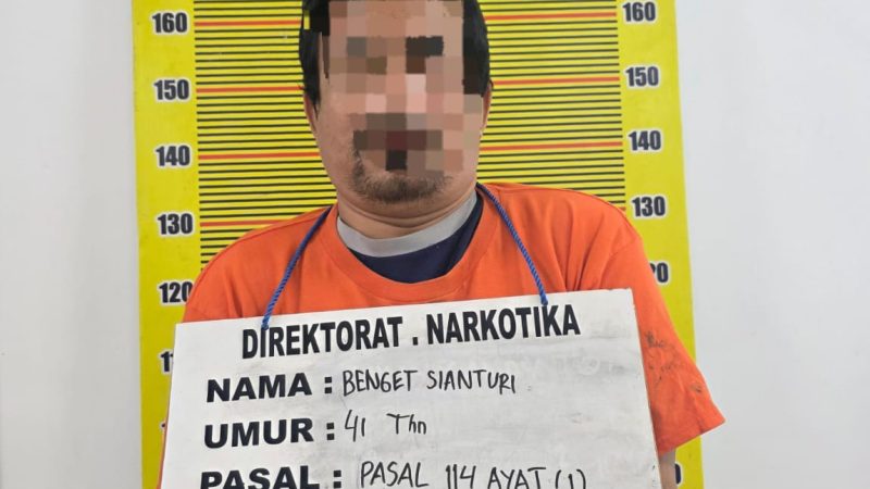 Pengedar Sabu di Medan Barat Diciduk Saat Layani Pembeli, Polisi Sita 4 Paket