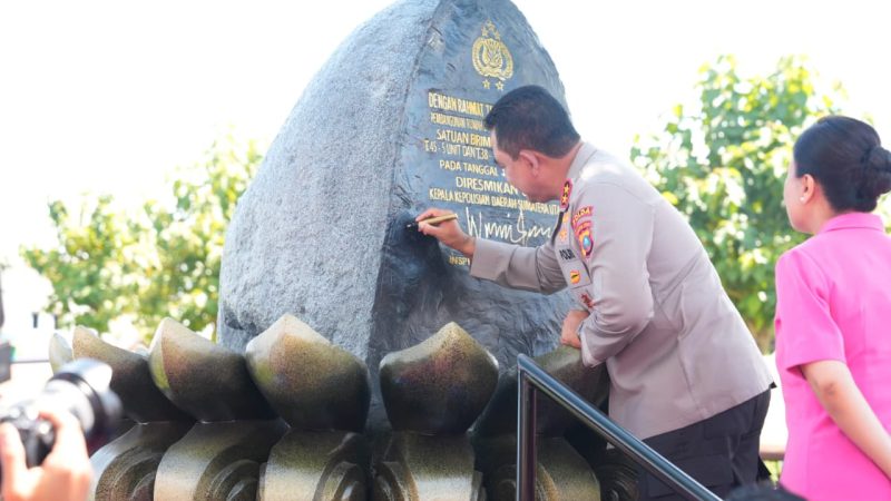 Kapolda Sumut Resmikan SPPG dan 40 Rumah Dinas Personel di Kompi II Batalyon A Brimob
