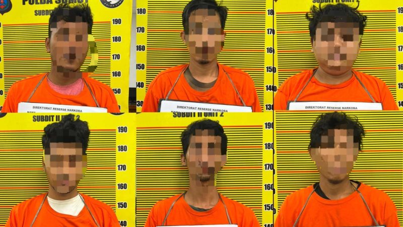 Enam Penyerang Polisi Saat Penggerebekan Narkoba di Multatuli Diamankan, Urine Positif Sabu