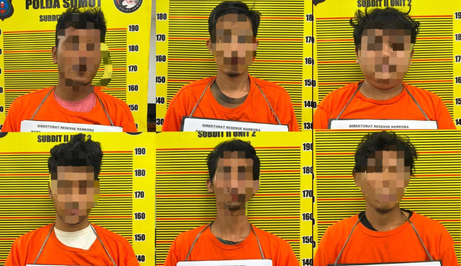 Enam Penyerang Polisi Saat Penggerebekan Narkoba di Multatuli Diamankan, Urine Positif Sabu