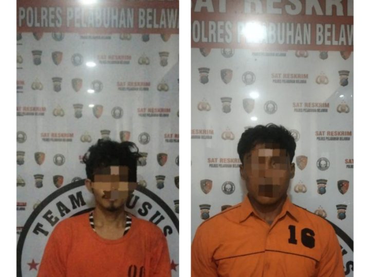 Ancam Sopir Truk di Tol Belmera, Dua Pelaku Curas Dibekuk Polres Pelabuhan Belawan dalam Hitungan Jam