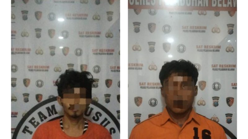 Ancam Sopir Truk di Tol Belmera, Dua Pelaku Curas Dibekuk Polres Pelabuhan Belawan dalam Hitungan Jam