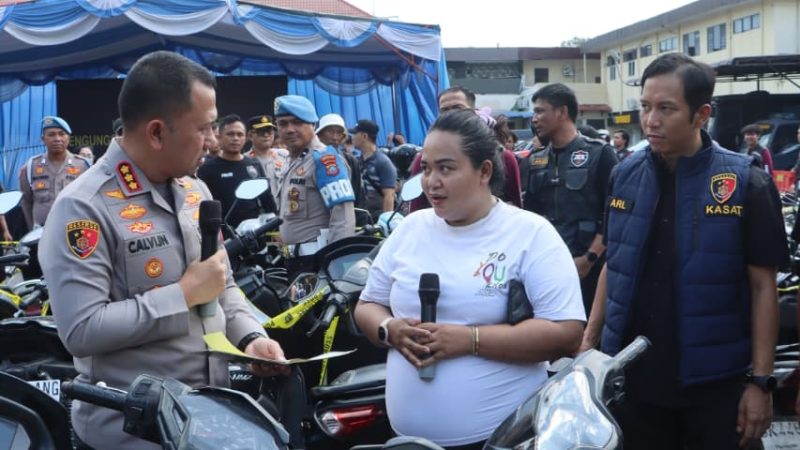 Polrestabes Medan Bongkar 8 Gudang Ranmor dan Tindak Tegas 37 Tersangka