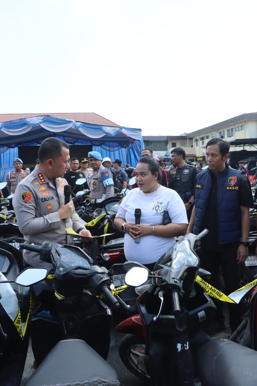Polrestabes Medan Bongkar 8 Gudang Ranmor dan Tindak Tegas 37 Tersangka