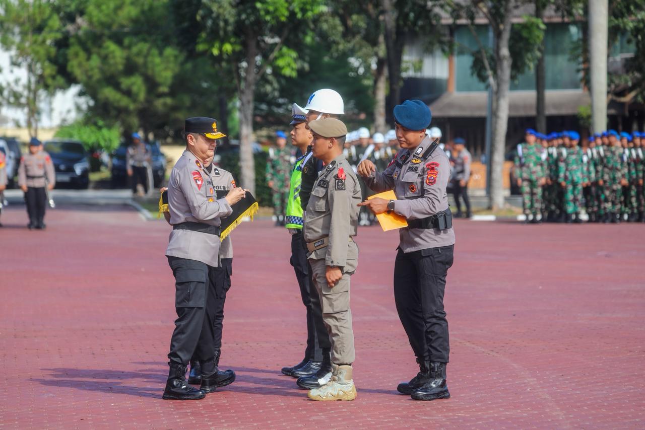 Polda Sumut Gelar Apel Pasukan Operasi ASEAN U-19 Toba 2026, Siap Amankan Turnamen Internasional