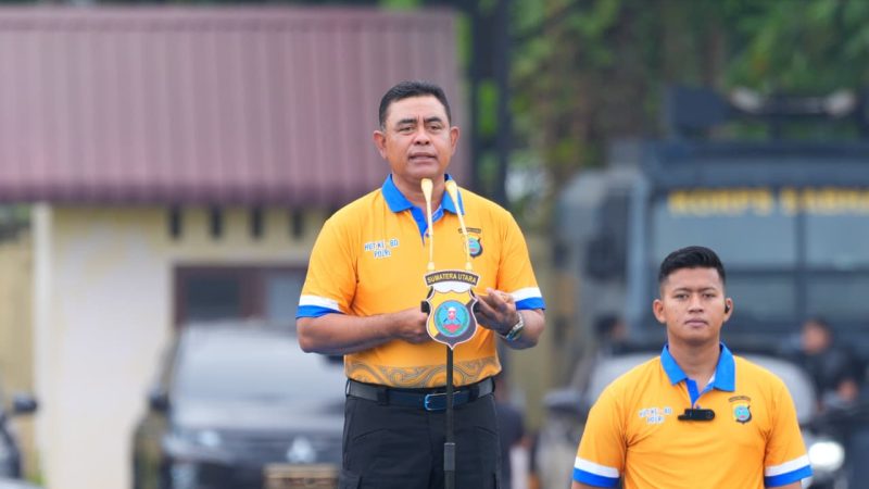 Kapolda Sumut Buka Pekan Olahraga dan Rohani Sambut Hari Bhayangkara ke-80