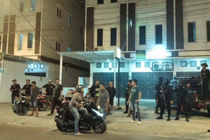 Sisir Titik Rawan Kota Medan, Patroli Satuan Brimob Polda Sumut Hadirkan Rasa Aman