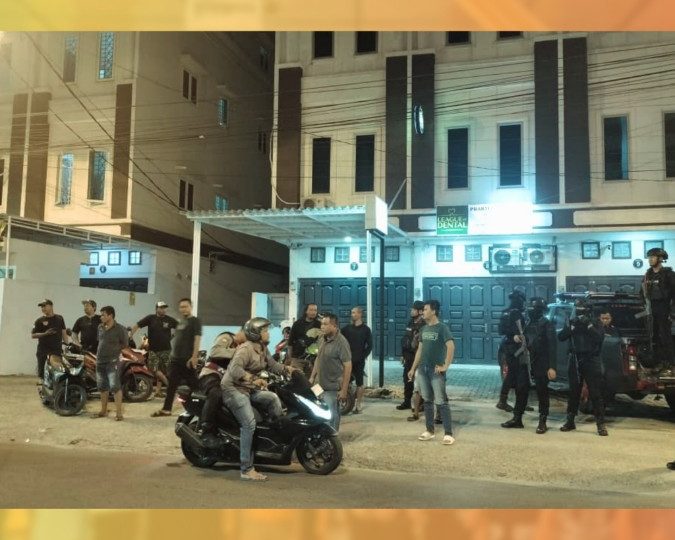 Sisir Titik Rawan Kota Medan, Patroli Satuan Brimob Polda Sumut Hadirkan Rasa Aman