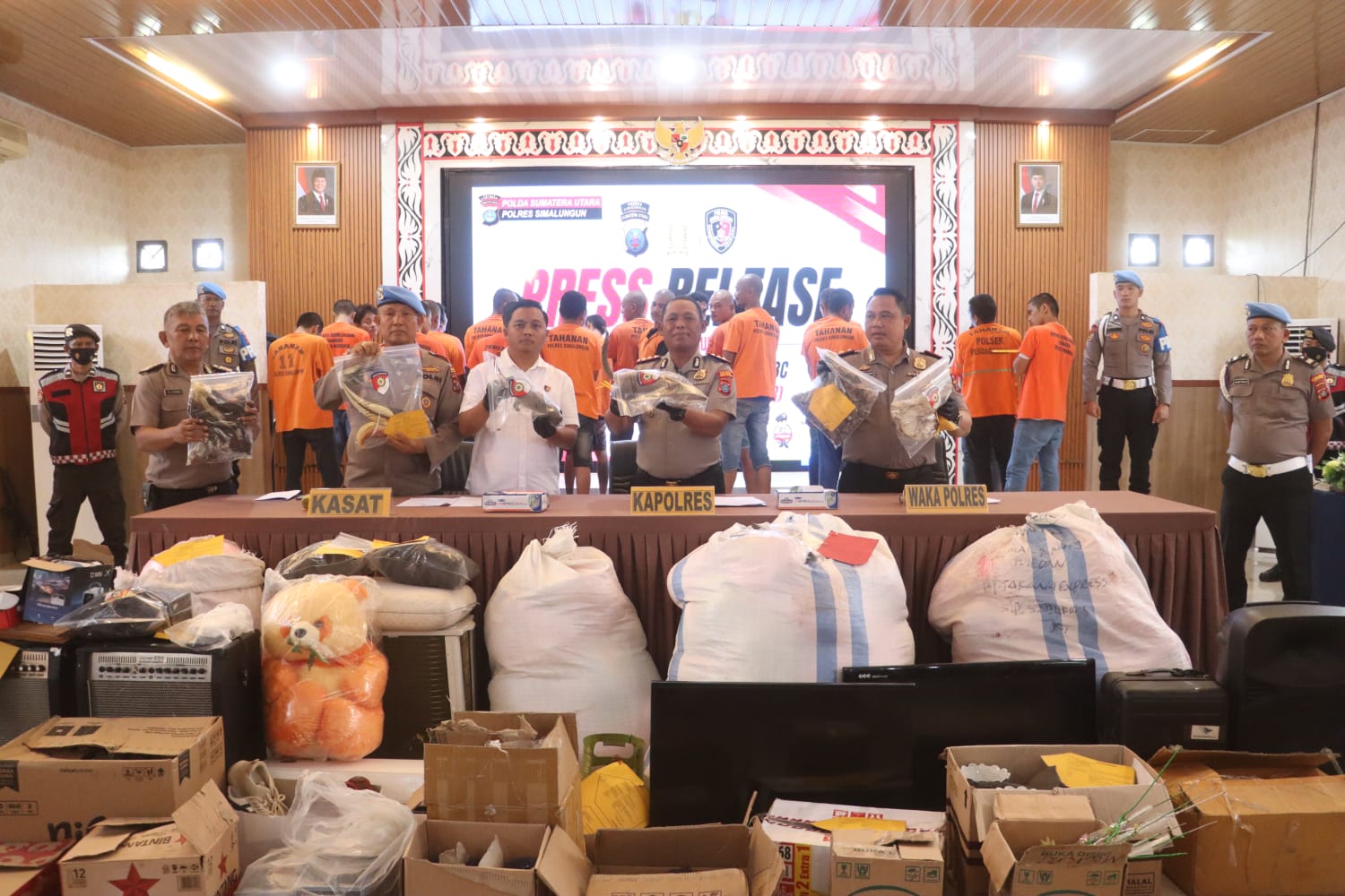 Semester I 2026, Polres Simalungun Ringkus 69 Tersangka Kejahatan 3C dan Bongkar Perdagangan Satwa Dilindungi