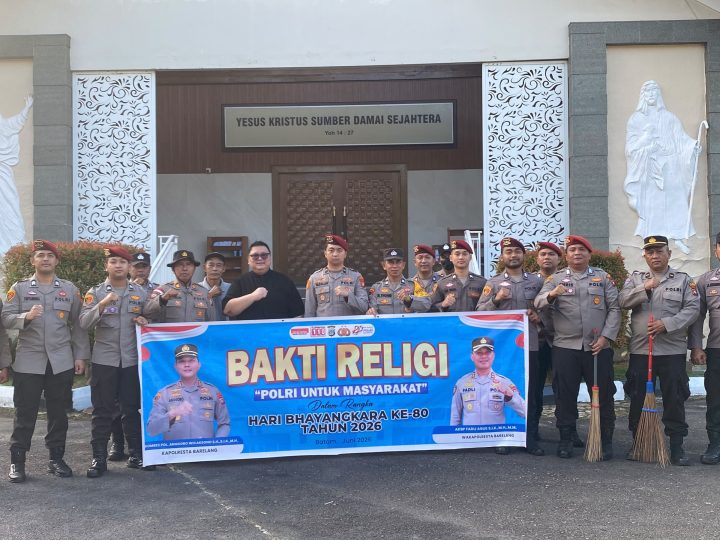 Polresta Barelang Gelar Bakti Religi Sambut Hari Bhayangkara ke-80