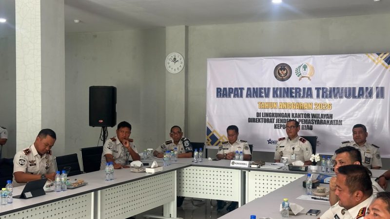 Hadiri Rapat Anev Triwulan II, Karutan Batam Paparkan Capaian Kinerja dan Inovasi Layanan