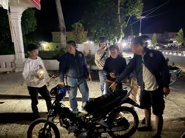 Patroli Hingga Subuh, Polres Pematangsiantar Amankan  Enam Sepedamotor Knalpot Brong