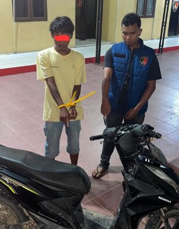 Polisi Amankan Satu Terduga Pelaku Pencurian Sepeda Motor di Badiri Tapanuli Tengah