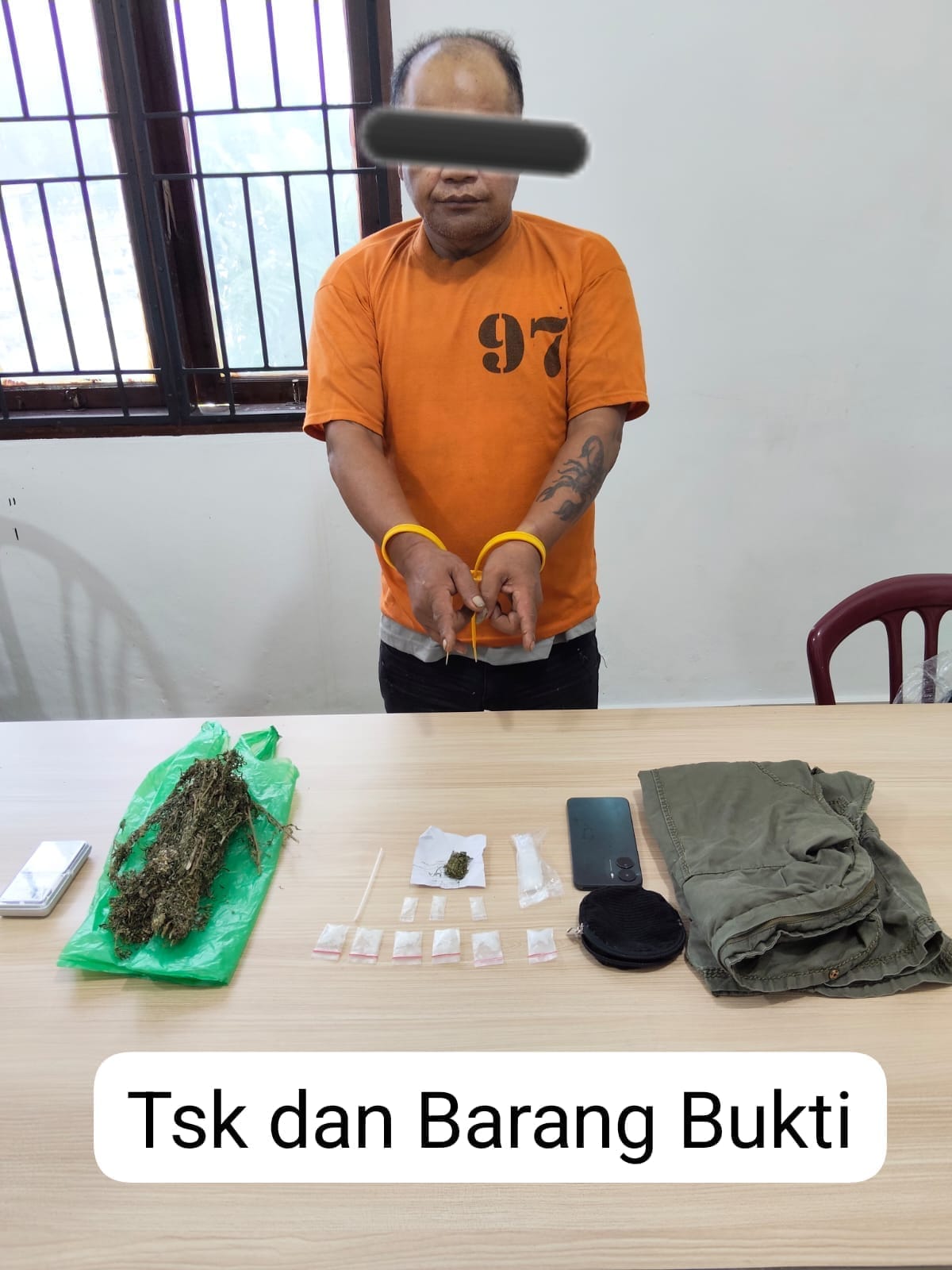 Simpan Sabu dan Ganja di Dua Lokasi, Petani di Karo Ditangkap Sat Res Narkoba
