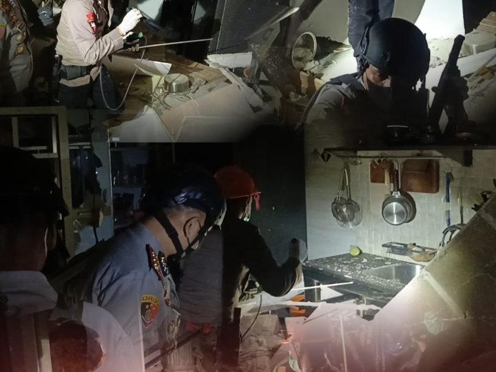 Brimob Polda Sumut Turunkan Tim Jibom, KBR, dan SAR Tangani Ledakan Rumah di Grand Polonia Medan