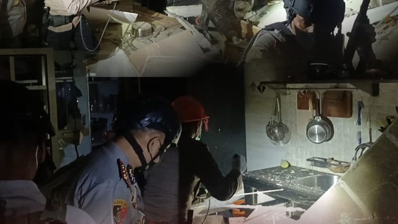 Brimob Polda Sumut Turunkan Tim Jibom, KBR, dan SAR Tangani Ledakan Rumah di Grand Polonia Medan