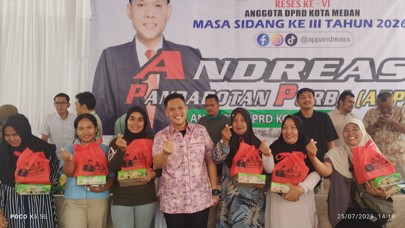 Serap Aspirasi Masyarakat, Andreas Pandapotan Purba Beri Solusi Atas Persoalan Masyarakat