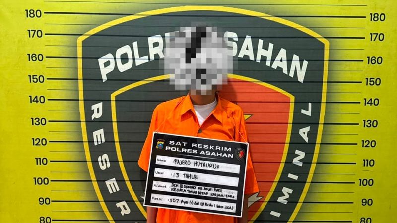 Sat Reskrim Polres Asahan Amankan Remaja Pembawa Sajam yang Diduga Hendak Terlibat Tawuran Geng Motor