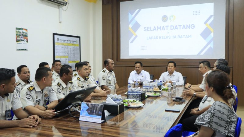 Deputi Imigrasi dan Pemasyarakatan Kemenko Kumham Imipas Kunjungi Lapas Batam, Bahas Overstaying dan KUHP Baru