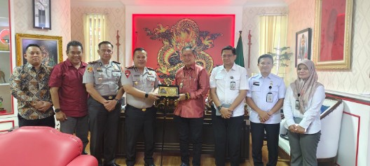 Ketua DPRD Medan Terima Silaturahmi Kapolres Belawan, Bahas Narkoba, Kriminalitas hingga Potensi Ekonomi