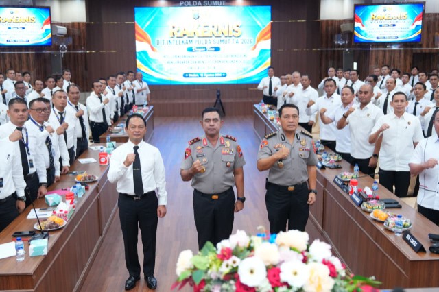 Kapolda Sumut Tekankan Peran Strategis Intelkam Jaga Stabilitas dan Antisipasi Kerawanan
