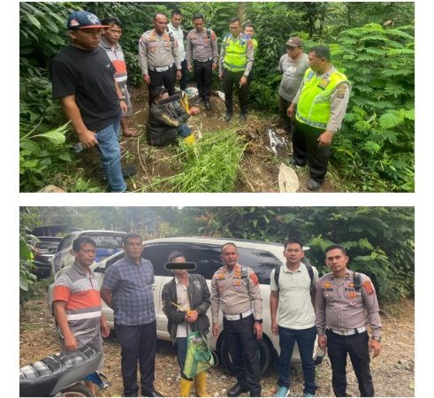 Terlibat Laka Lantas, Pria 69 Tahun Kedapatan Bawa Ganja, Polres Karo Kembangkan ke Ladangnya