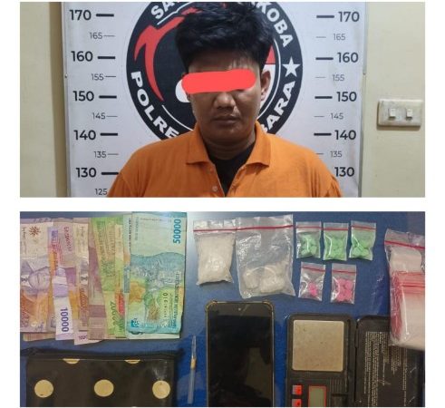 Satresnarkoba Polres Batu Bara Amankan Pria Berinisial F, Sita Sabu dan 21 Butir Ekstasi