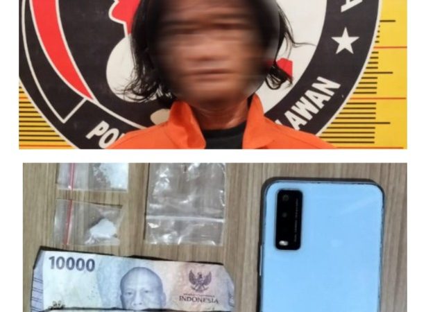 Sat Narkoba Polres Pelabuhan Belawan Tangkap Pengedar Sabu Di Desa Manunggal