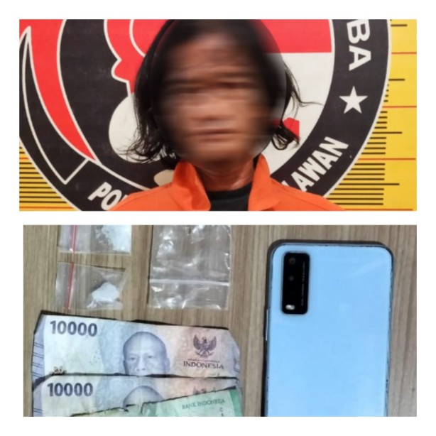 Sat Narkoba Polres Pelabuhan Belawan Tangkap Pengedar Sabu Di Desa Manunggal