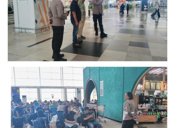 Pasca Pembatalan Penerbangan, Kapolresta Deli Serdang Terus Pantau Situasi Bandara Kualanamu
