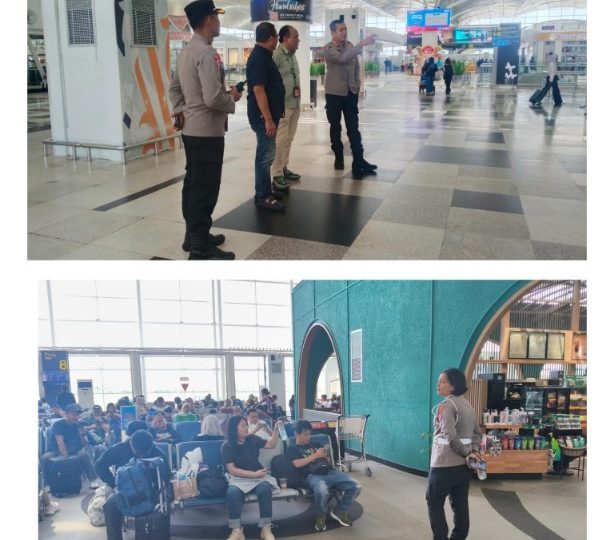 Pasca Pembatalan Penerbangan, Kapolresta Deli Serdang Terus Pantau Situasi Bandara Kualanamu