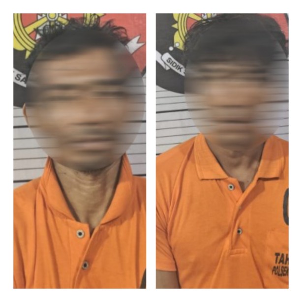 TV dan Tabung Gas Dicuri Saat Rumah Kosong, Dua Pelaku Dibekuk Polsek Hamparan Perak