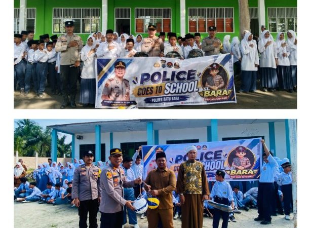 Polres Batu Bara Gelar Police Go To School Serentak di 19 Sekolah