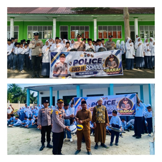 Polres Batu Bara Gelar Police Go To School Serentak di 19 Sekolah