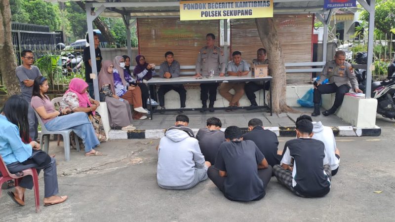 Cegah Tawuran Berulang, Polsek Sekupang Libatkan Pelajar, Orang Tua, dan Pihak Sekolah