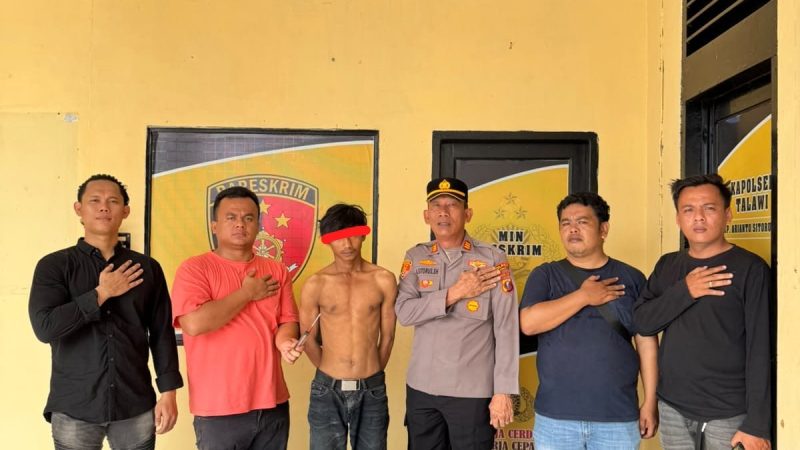 Polsek Talawi Amankan Pelaku Pencurian Outdoor AC Milik Telkomsel