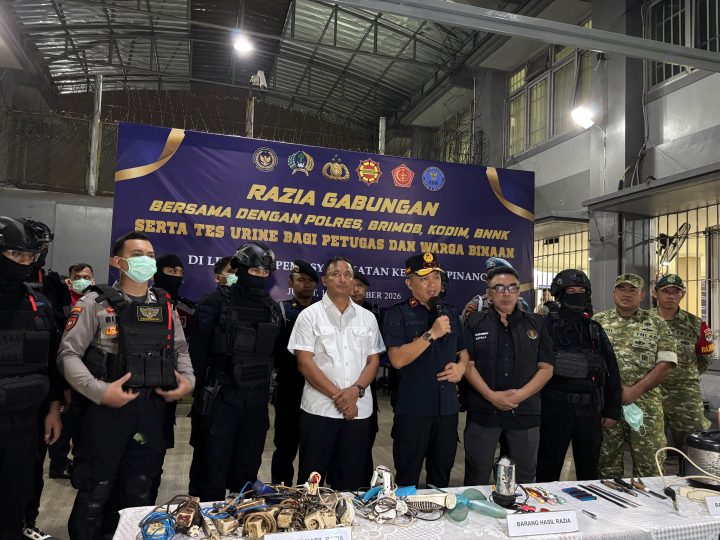 Razia Gabungan Lapas Cipinang, Tidak Ditemukan Narkoba dan Handphone di Blok Hunian