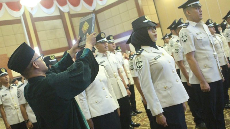LANGKAH BARU DALAM PENGABDIAN, 11 CPNS RUTAN BATAM RESMI DIAMBIL SUMPAH/JANJI JABATAN PNS