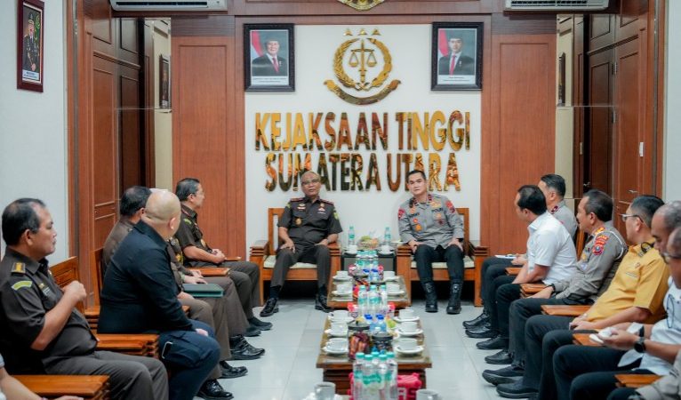 Kapolda Sumut Silaturahmi ke Kejati, Perkuat Sinergi Penegakan Hukum
