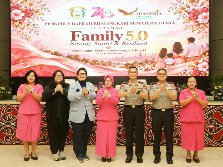 Kapolda Sumut Sonny Irawan Apresiasi Peran Bhayangkari dalam Mendukung Tugas Polri